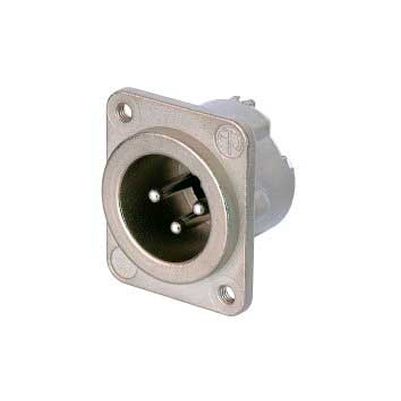 Conector Xlr Masculino Neutrik Nc3Md-Lx-M3