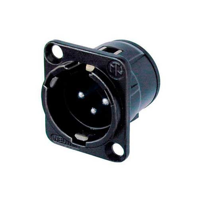 Conector Xlr Neutrik Nc3Md-V-Bag Bk