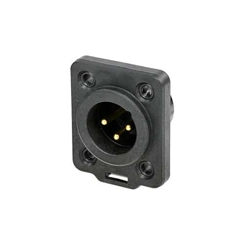 Conector Xlr Neutrik Nc3Mdx-Top Bk