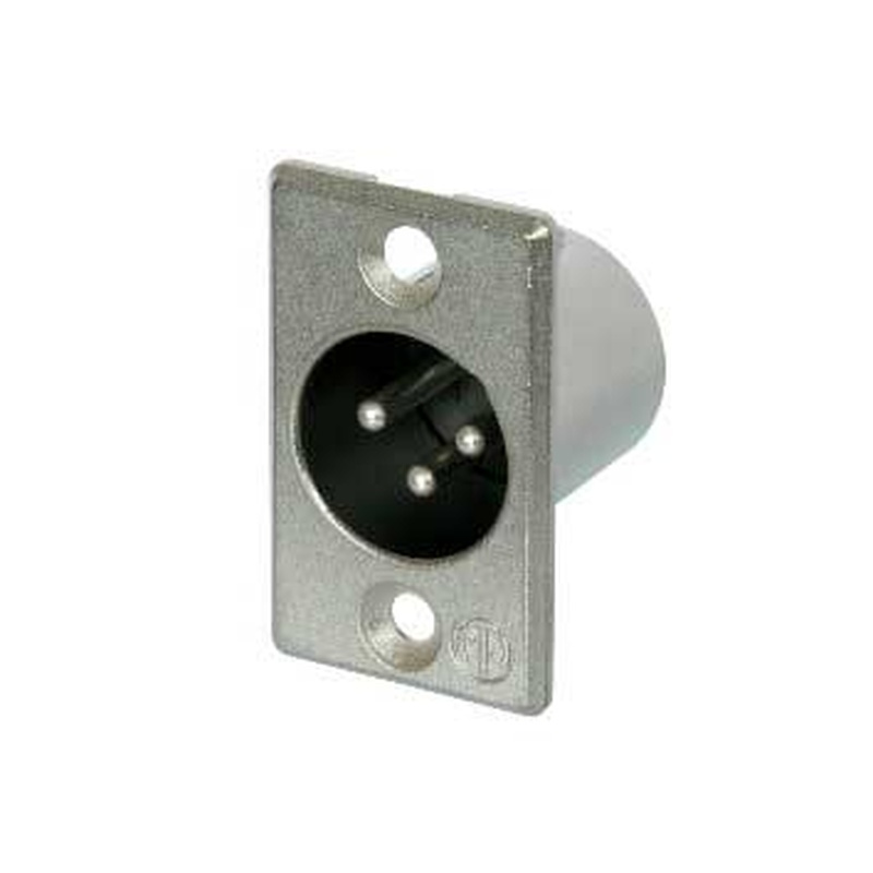 Conector Xlr Mascual 3 Pin Neutrik Nc3Mp