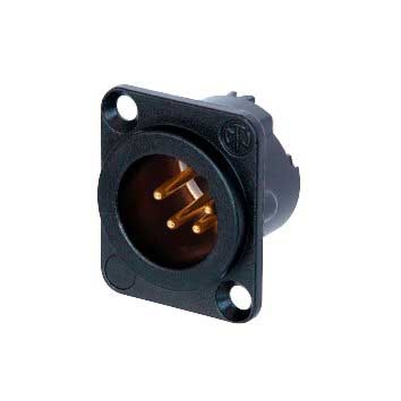 Conector Xlr Neutrik Nc4Md-Lx-B