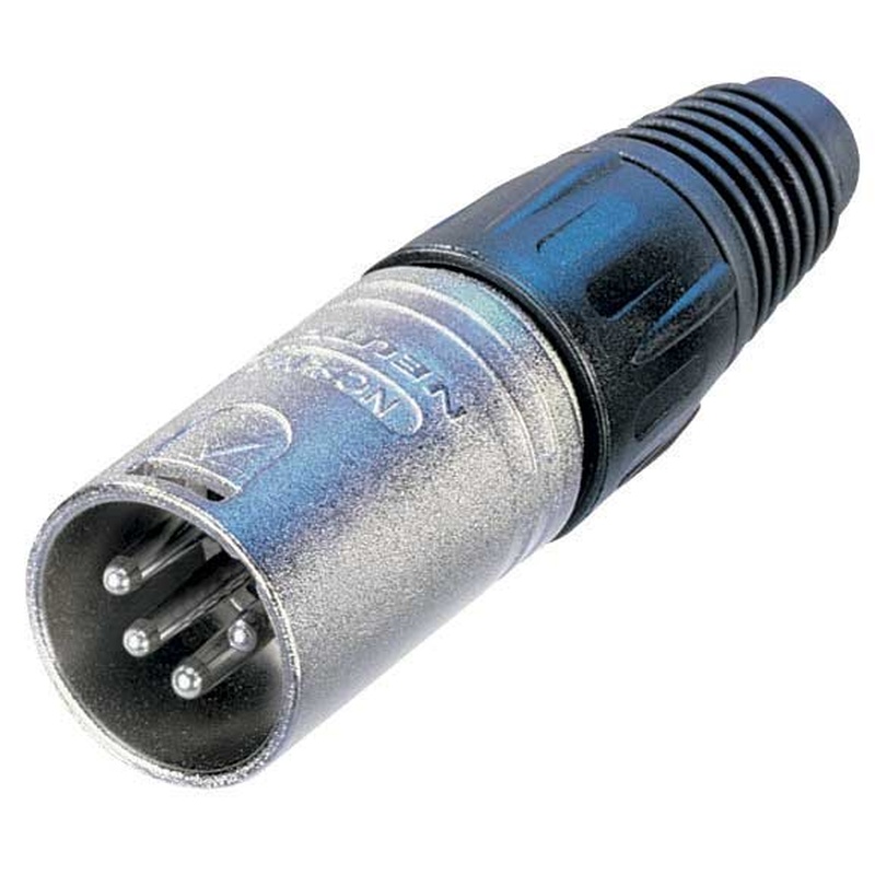 Conector Xlr Masculino Neutrik Nc4Mx