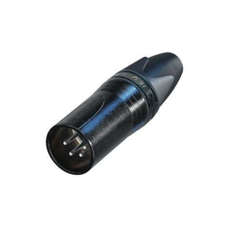 Conector Xlr Male 4 Pin Neutrik Nc4Mxx-Bag Bk