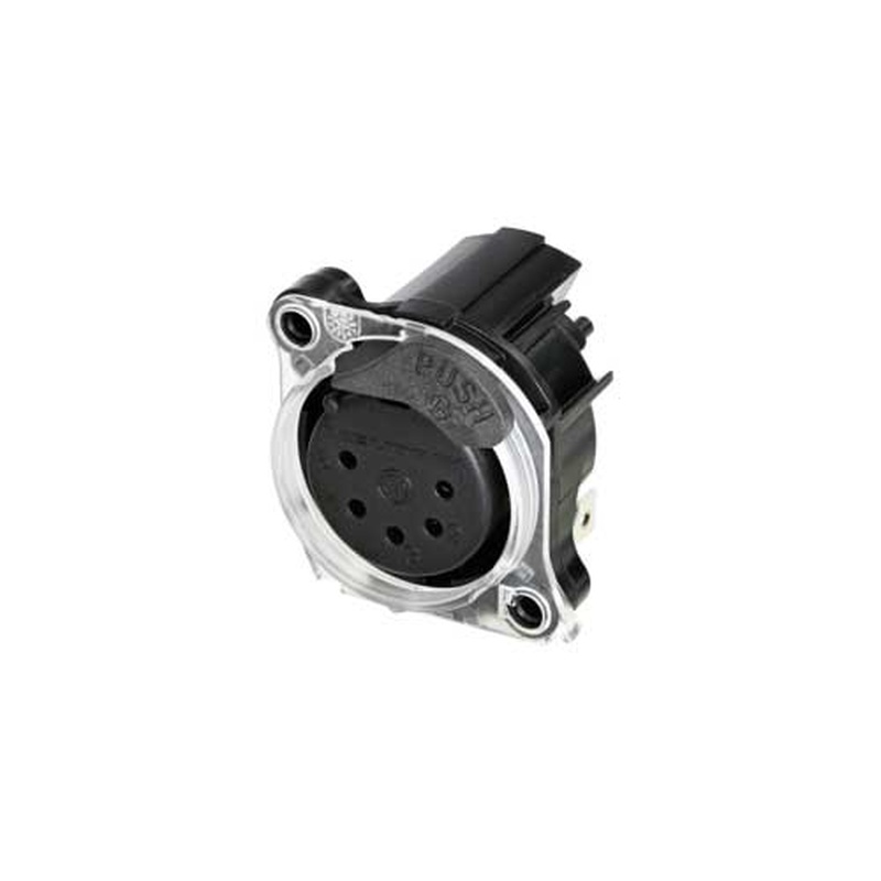 Conector Xlr Hembra Neutrik Nc5Fah-Lr-Dae Bk