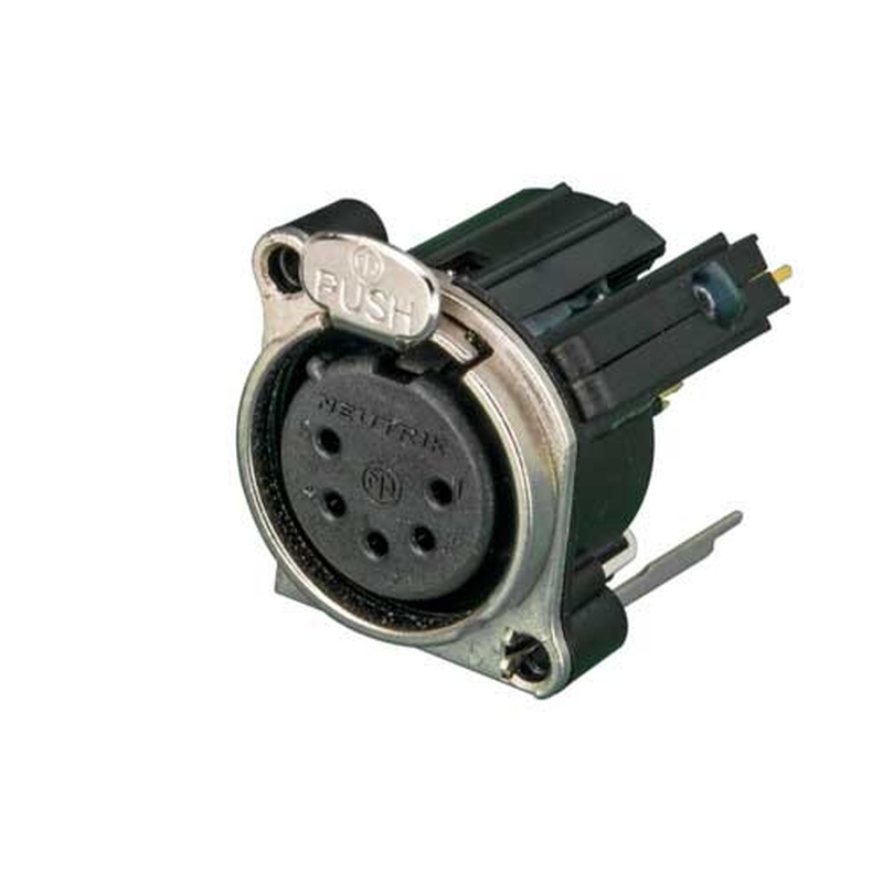 CONECTOR XLR NEUTRIK NC5FBV-SW