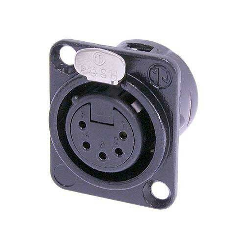 Conector Xlr Hembra De 5 Pines Neutrik Nc5Fd