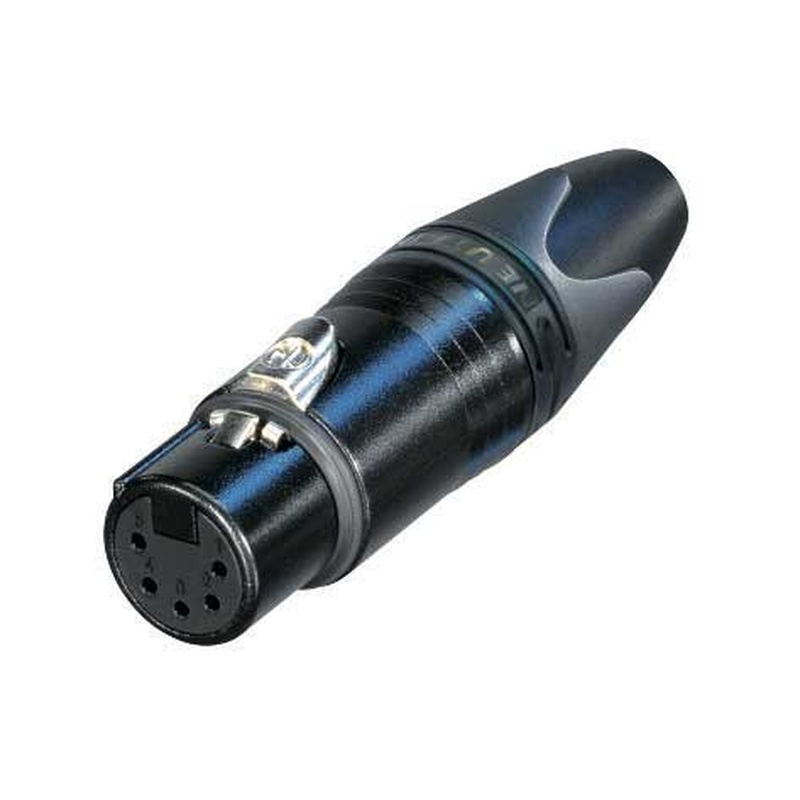 Conector Xlr Aéreo Hembra Neutrik Nc5Fxx-Bag Bk