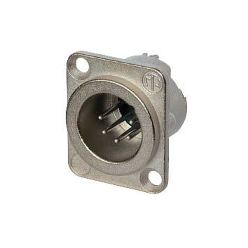 Conector Xlr Chásis Masculino 5 Pines Neutrik Nc5Md-Lx