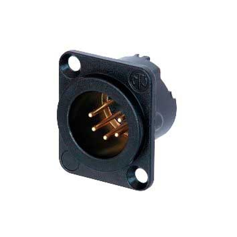 CONECTOR XLR NEUTRIK NC5MD-LX-B BK