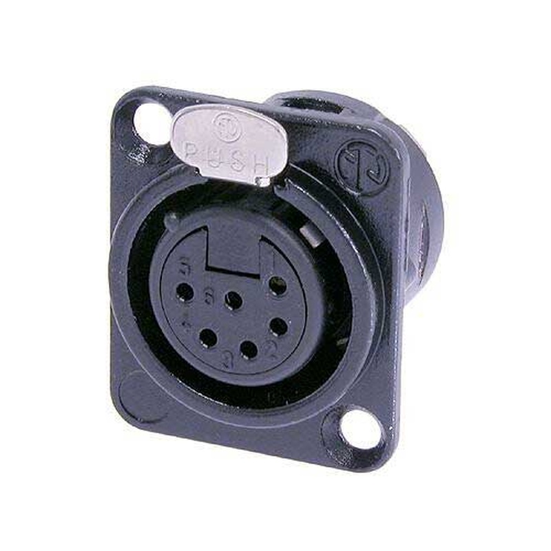 Conector Xlr Hembra Neutrik Nc6Fd-L-Bag-1 Bk
