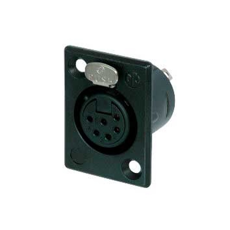 Conector Xlr Neutrik Nc6Fp-B-1 Bk