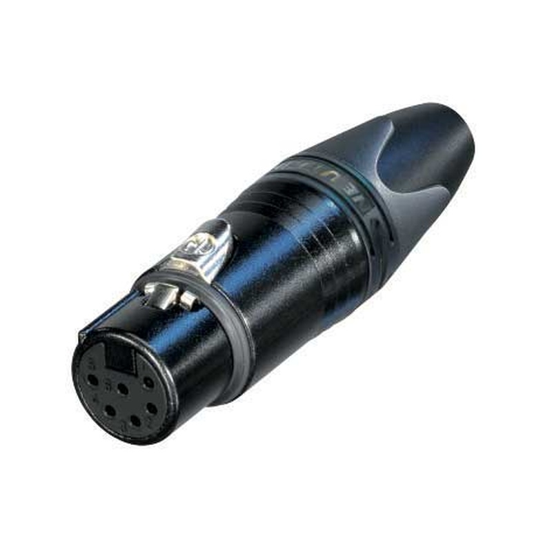 Conector Xlr Hembra Neutrik Nc6Fxx Bk