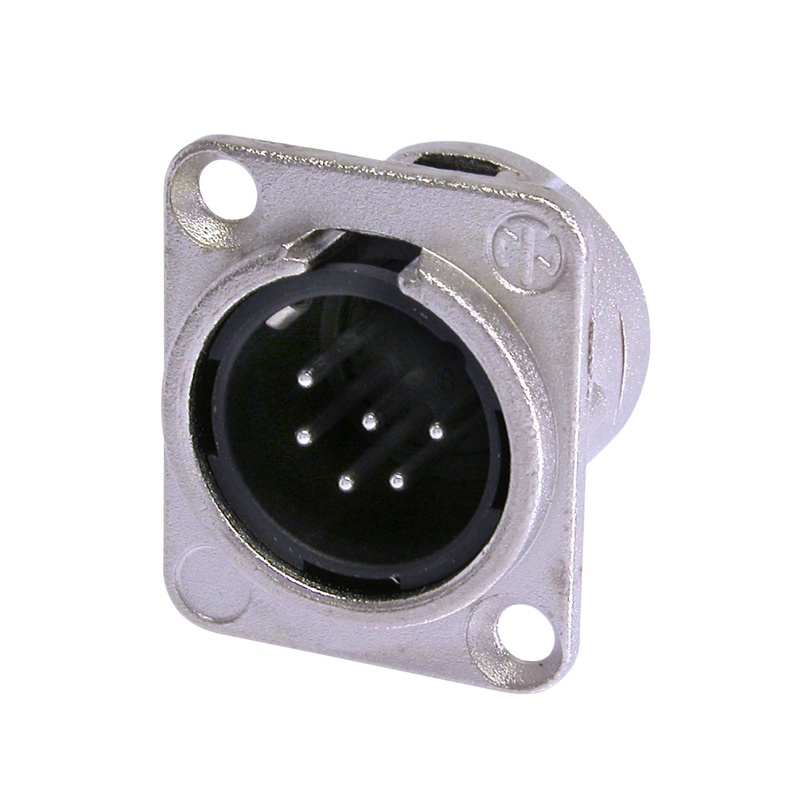 CONECTOR XLR CHASIS NEUTRIK NC6MD-L-1