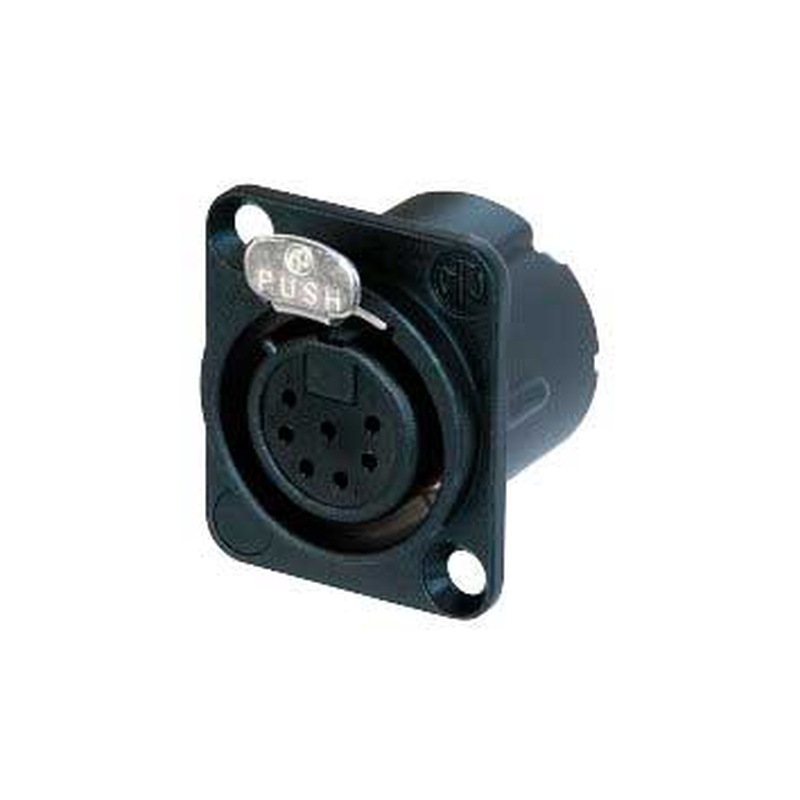Conector Xlr Hembra Neutrik Nc7Fd-Lx-B Bk