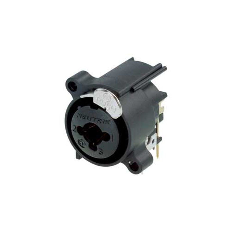 Conector Xlr Combo Neutrik Ncj6Fa-H-Da Bk