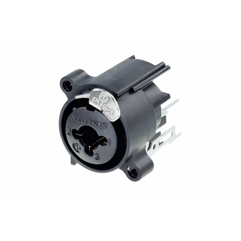 Conector Xlr Combo Neutrik Ncj6Fa-V-Da Bk