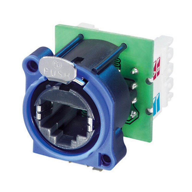 Conector Rj45 Ethercon Hembra Neutrik Ne8Fav-Y110-Ae Bk