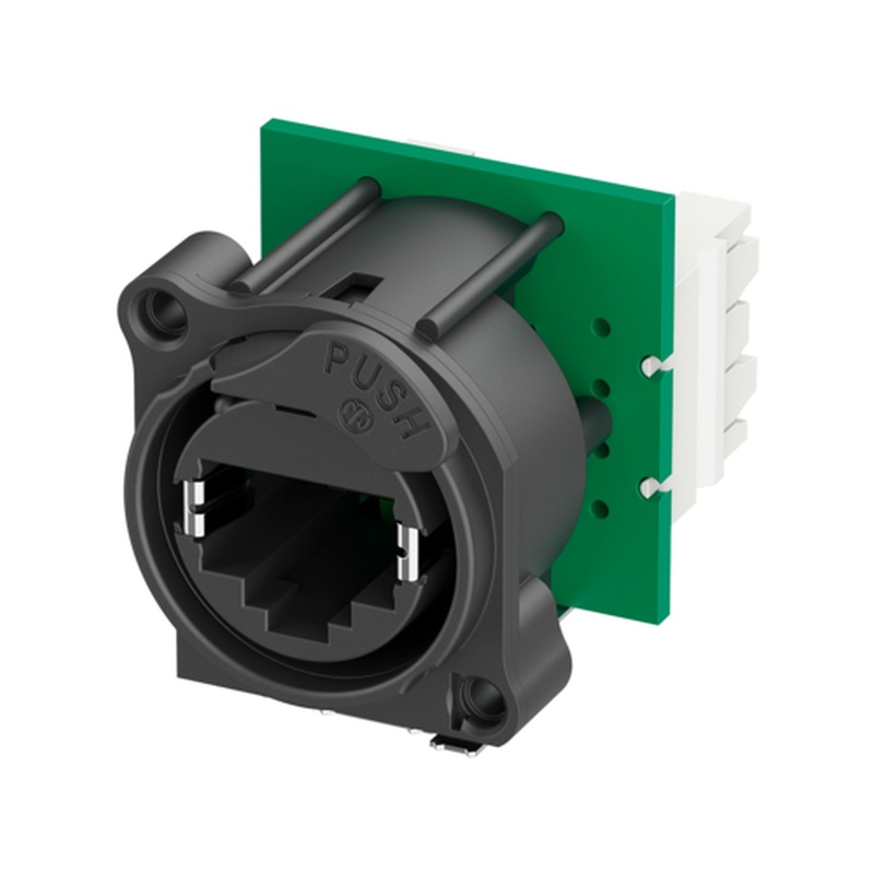 Conector Rj45 Ethercon A Neutrik Ne8Fav-Yk-Dae Bk
