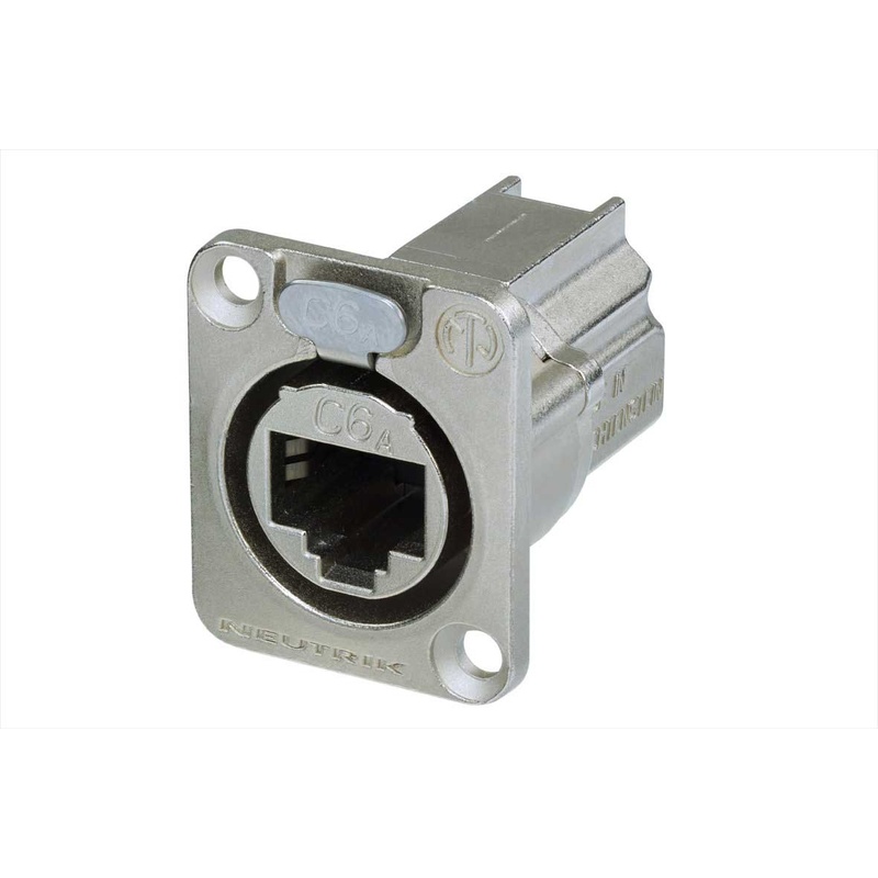 Conector Chasis Ethercon Hembra Pasante Rj45 Neutrik Ne8Fdx-P6