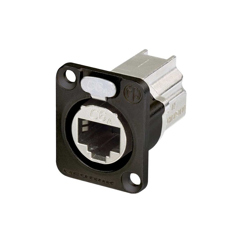CONECTOR DE CHASIS RJ45 NEUTRIK NE8FDX-P6-B BK