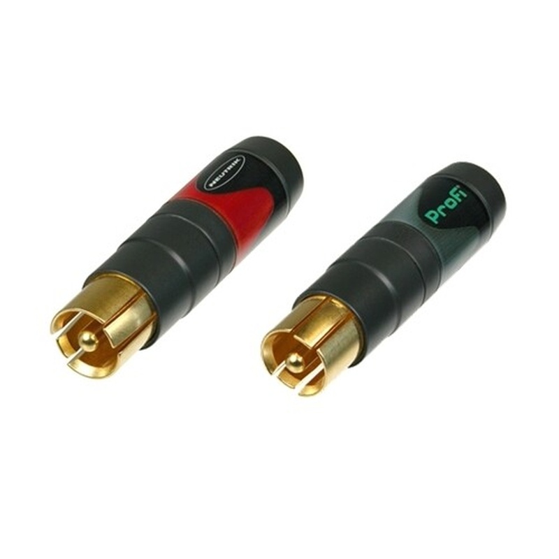 Par De Conectores Rca Aereos Masculos Neutrik Nf2C-B/2