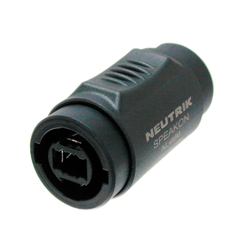 Adaptador Speakon Neutrik Nl4Mmx Bk