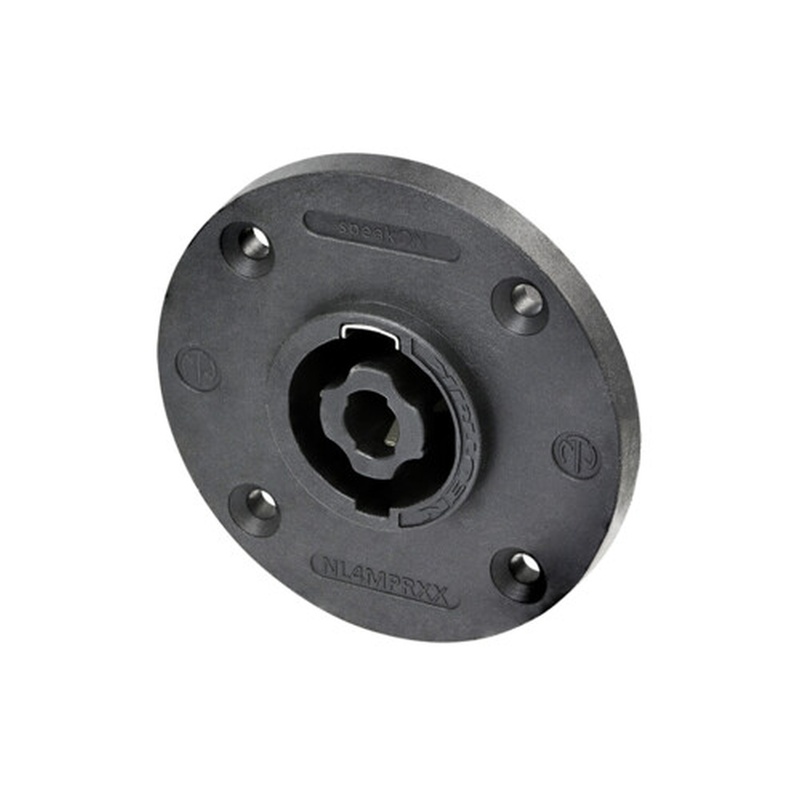 Conector De Chasis Speakon Masculino 4 Pin Neutrik Nl4Mprxx-Sb Bk