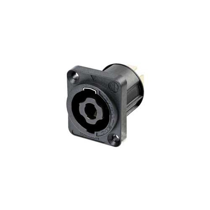 Conector De Chasis Speakon Masculino 4 Pines Neutrik Nl4Mpxx Bk