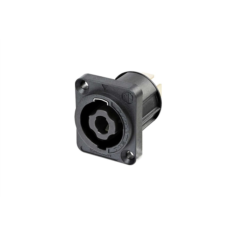 CONECTOR CHASIS SPEAKON NEUTRIK NL4MPXX-UC BK