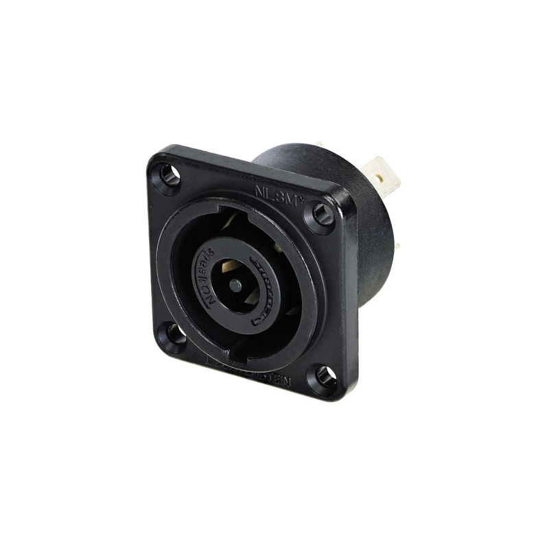 Conector Speakon Neutrik Nlt8Mpxx-Bag Bk