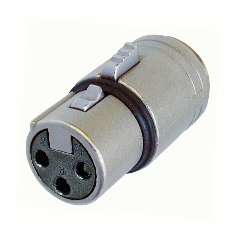 CONECTOR XLR HEMBRA DE 3 PINS NEUTRIK NM3FXI