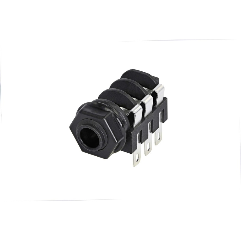 Conector Jack Hembra 1/4 Neutrik Nmj6Hf-S Bk