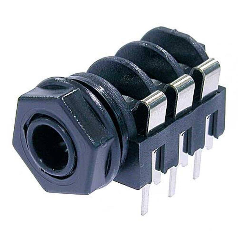 CONECTOR DE CHASIS JACK HEMBRA NEUTRIK NMJ6HFD3 BK
