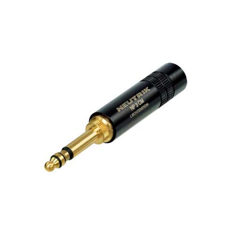CONECTOR TELEFÓNICO MIL-PLUG NEUTRIK NP3CM-B BK
