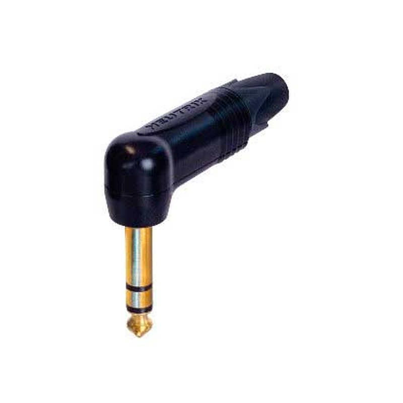 CONECTOR JACK MALE 3 PINES 1/4 NEUTRIK NP3RX-B BK