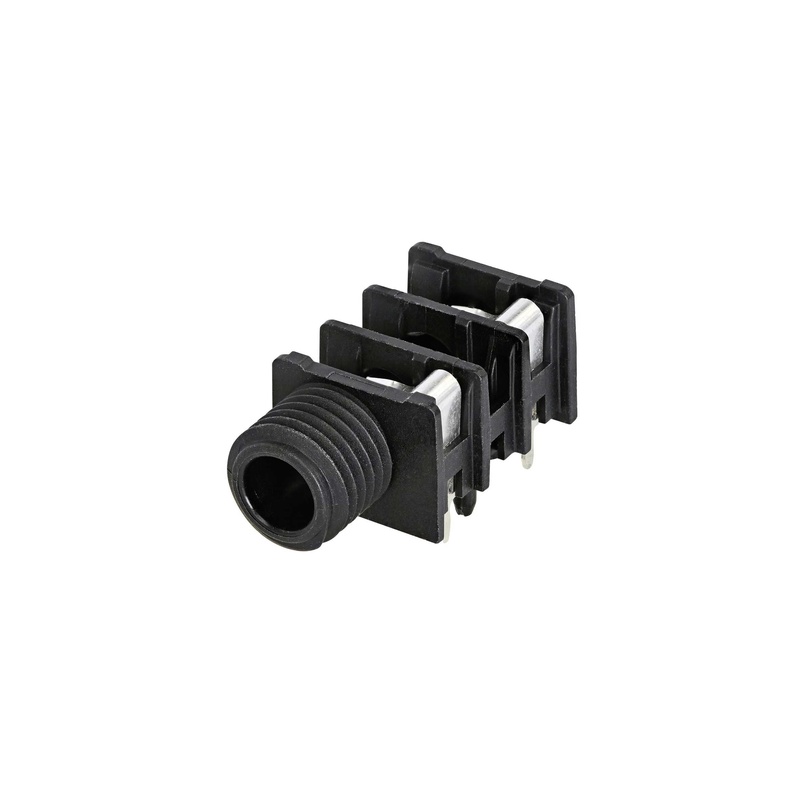 Conector Jack Hembra 1/4 Neutrik Nrj4Hf Bk