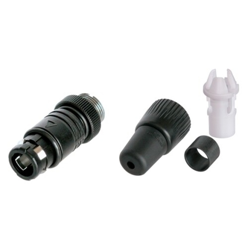 CONECTOR AÉREO NEUTRIK SC8 W BK