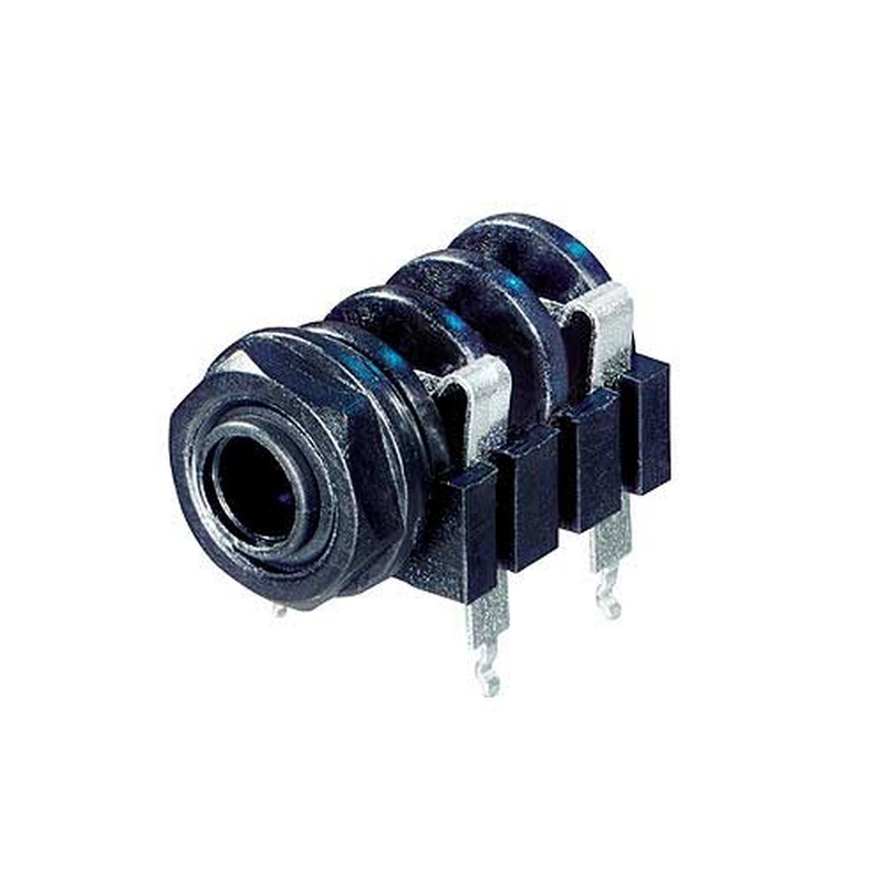 Conector 1/4'' Horizontal Rean Nys219/2