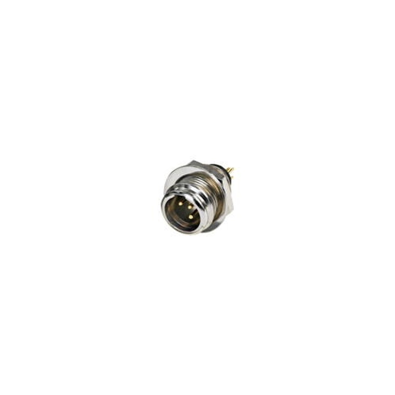 Conector Mini Xlr Macho Chasis Rean Rt4Mp