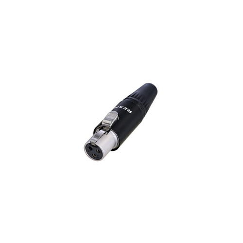 Conector Mini Xlr Hembra Rean Rt3Fc-B