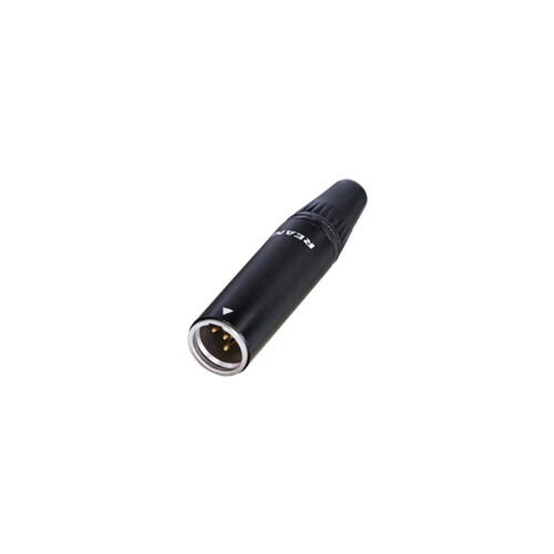 Conector Mini Xlr Macho Rean Rt4Mcb