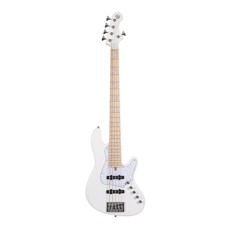 Bajo De 4 Cuerdas Cort Njs5 Wh W/Case