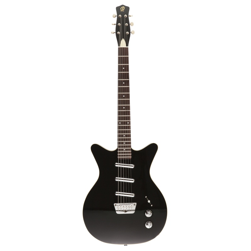 Guitarra Eléctrica Retro Danelectro 59 Triple Divine Bk