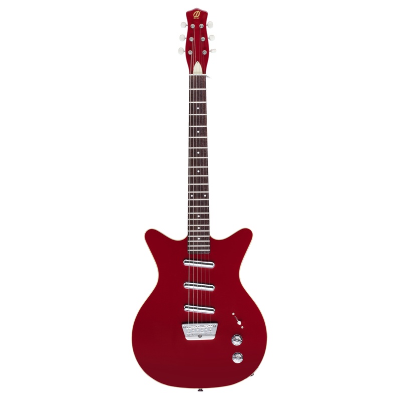 Guitarra Eléctrica Retro Danelectro 59 Triple Divine Red