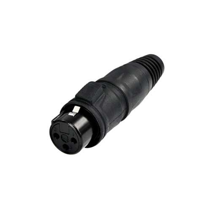 CONECTOR XLR 3P HEMBRA REAN RCX3FZ0020 B100 BK