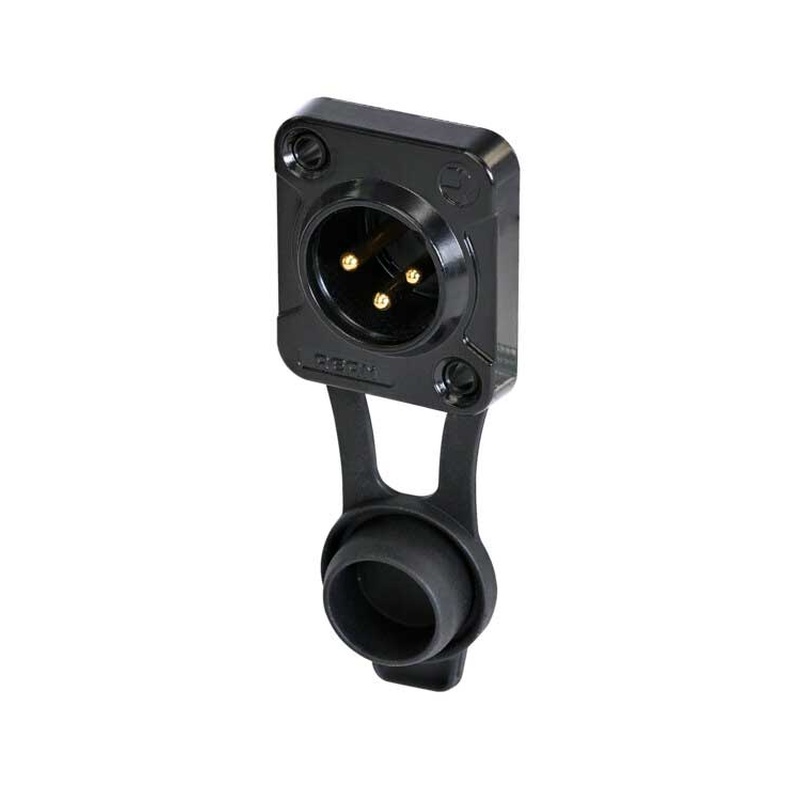 Xlr Conector Masculino Rean Rrx3Mz0020 B100 Bk