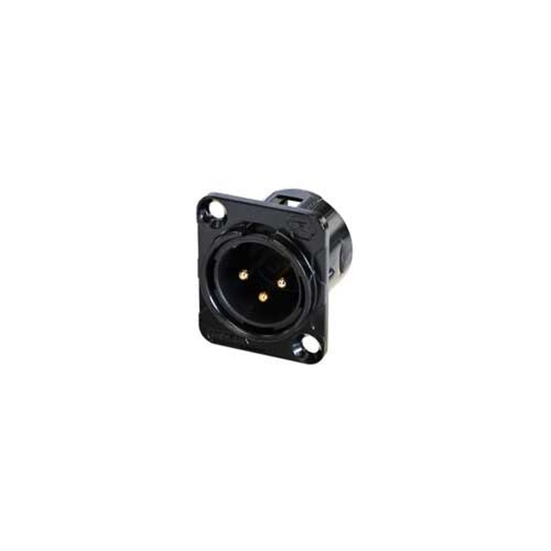 Xlr Conector 3P Macho Rean Rc3Mdlb B50