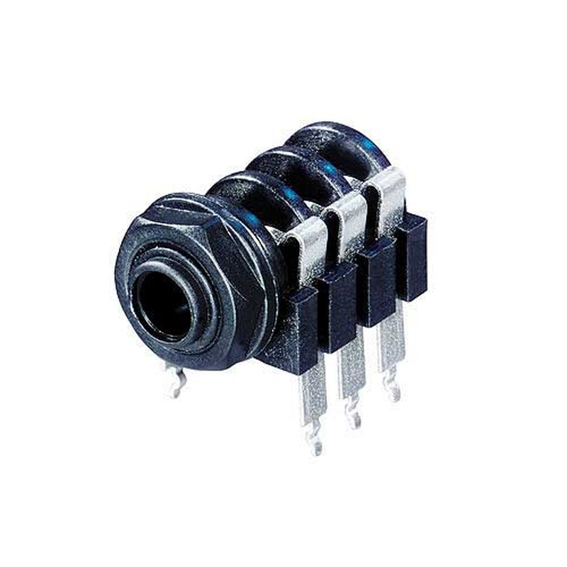 Conector 1/4'' Horizontal Rean Nys218 B100