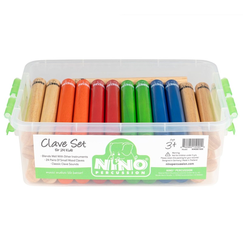 Claves Nino Percussion Ninoset502
