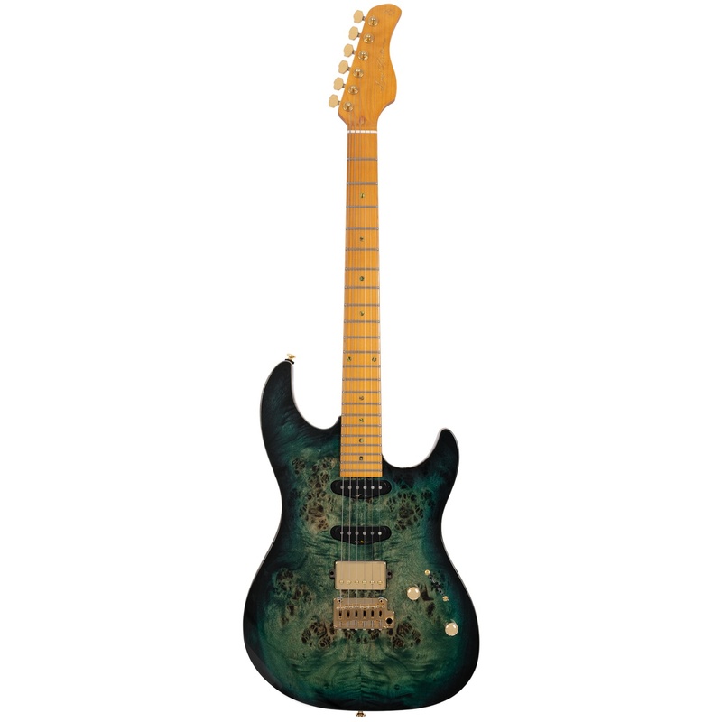 Guitarra Eléctrica Sire Guitars S10 Hss Trans Green